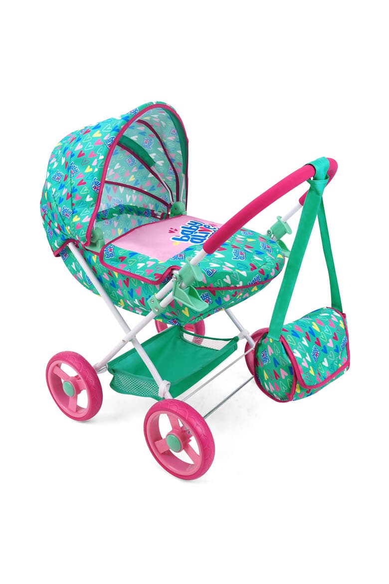 Deluxe Classic Doll Pram, Main, color, Multicolored