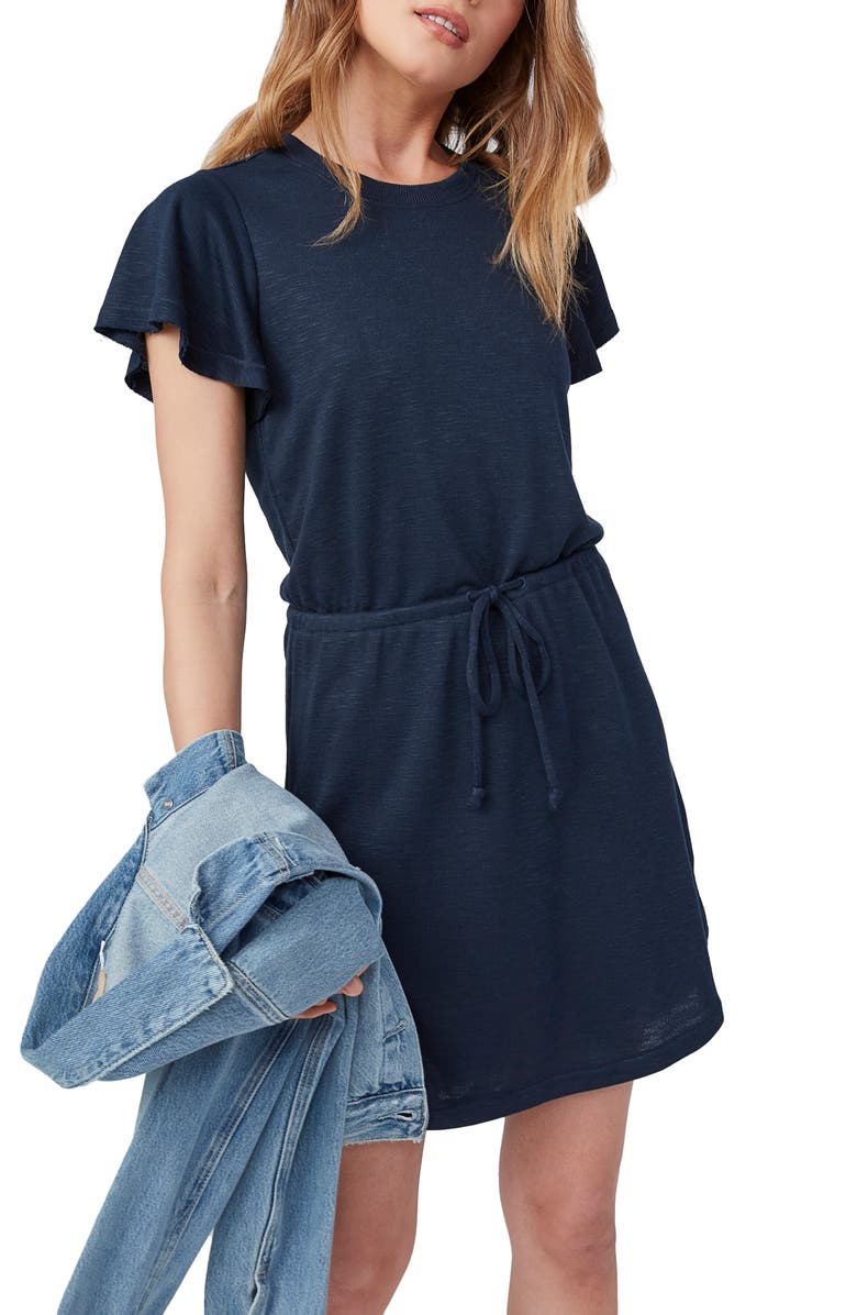 PAIGE Brielle Drawstring Waist T-Shirt Dress, Alternate, color, 