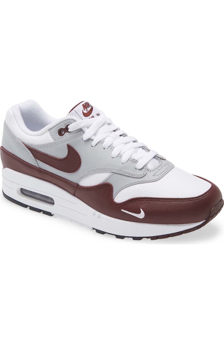 Nike Air Max 1 PRM Sneaker, Main, color, White/ Dates/ Grey/ Black