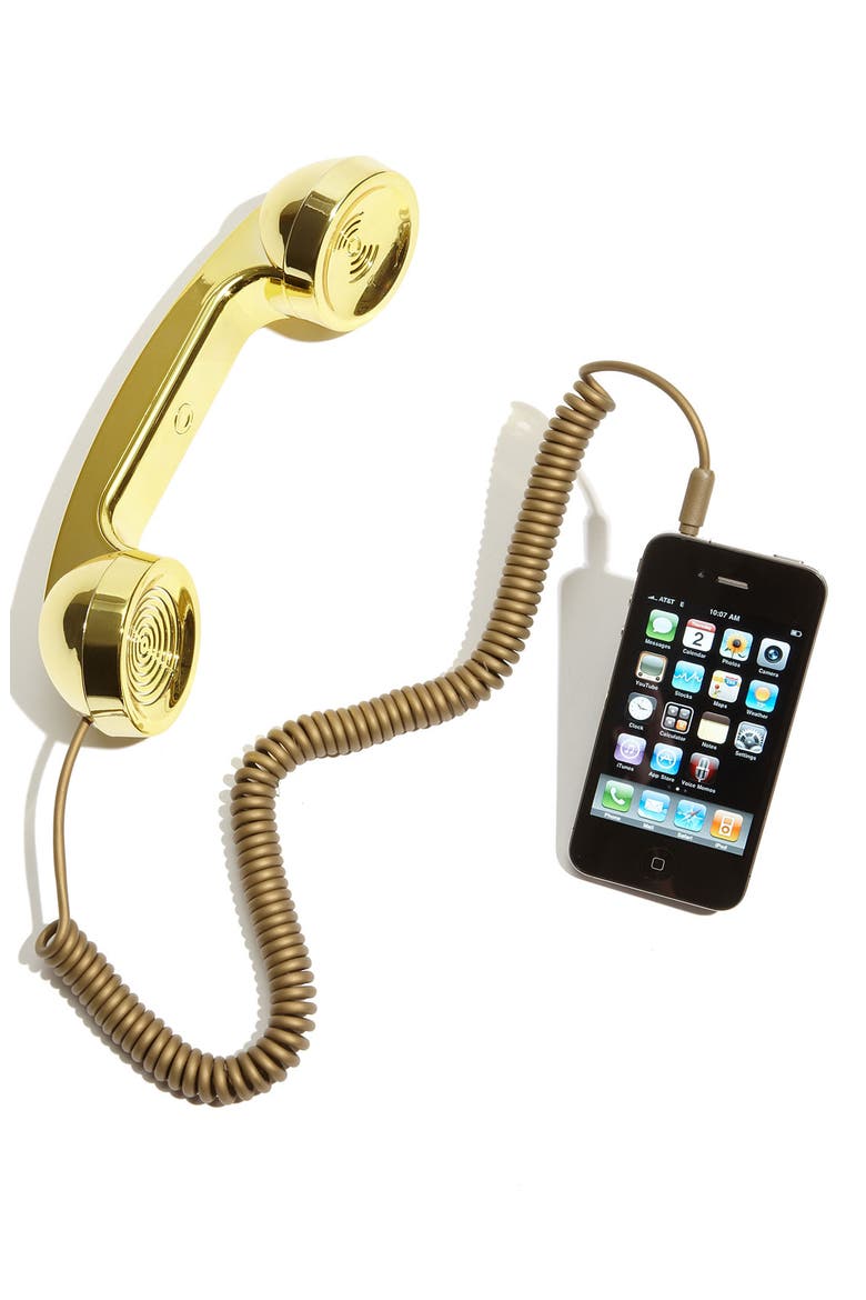 'Pop Phone' Handset, Main, color, GOLD
