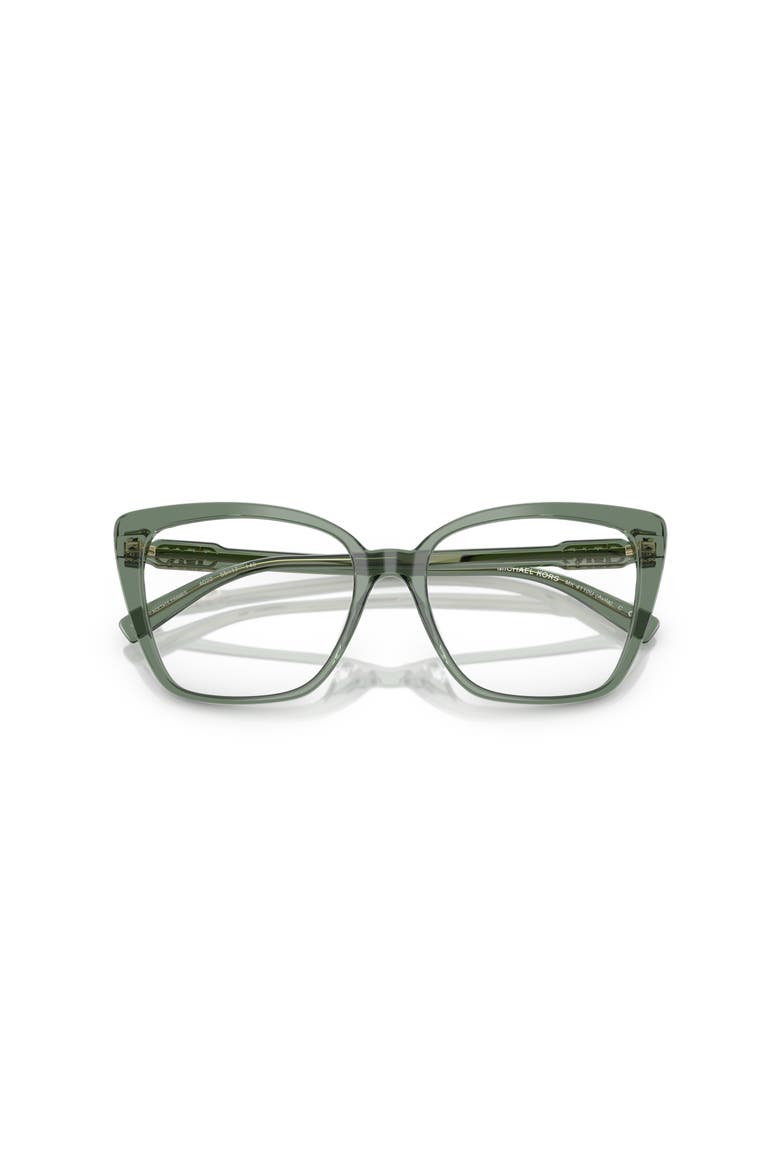 55mm Square optical glasses, Alternate, color, Green