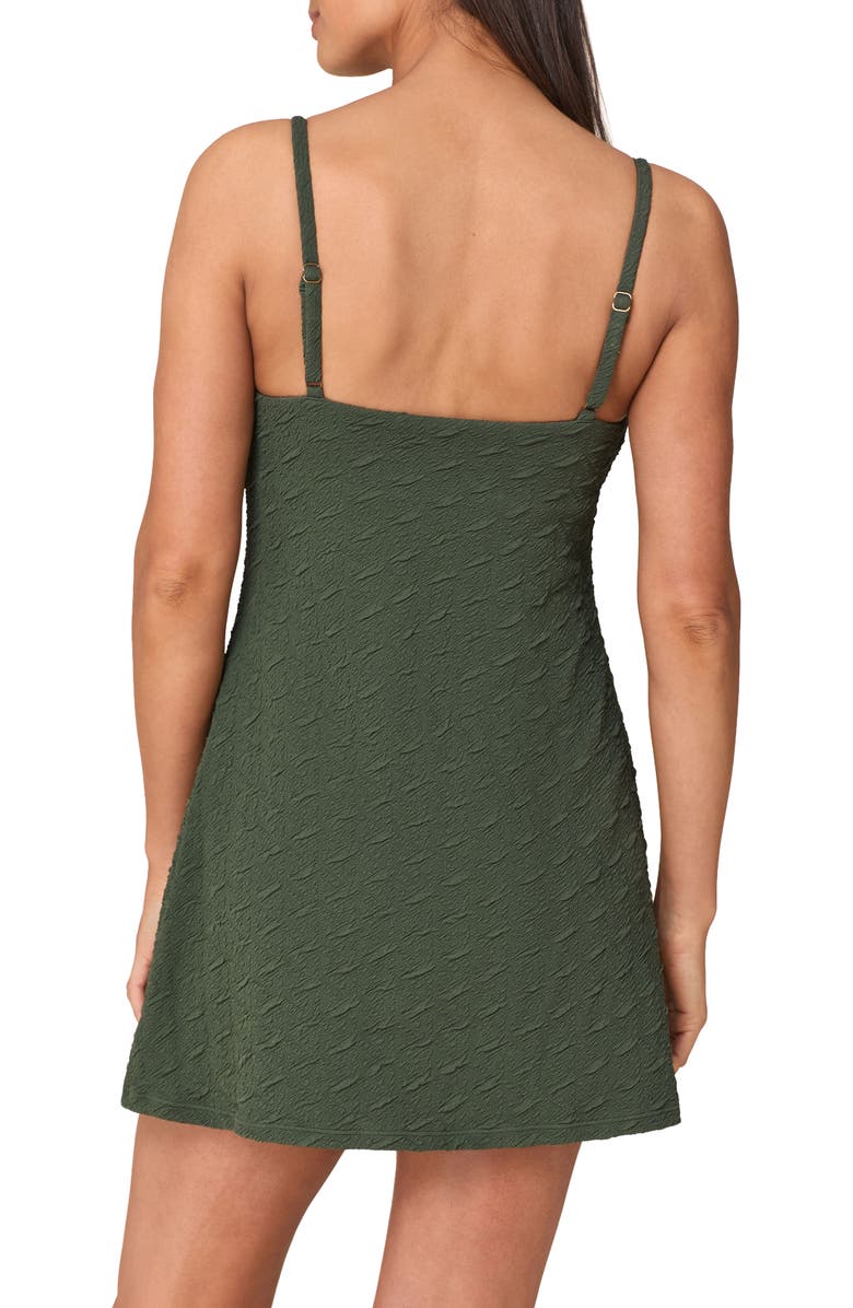 Andie The Almalfi One-Piece Swim Dress, Alternate, color, Thyme