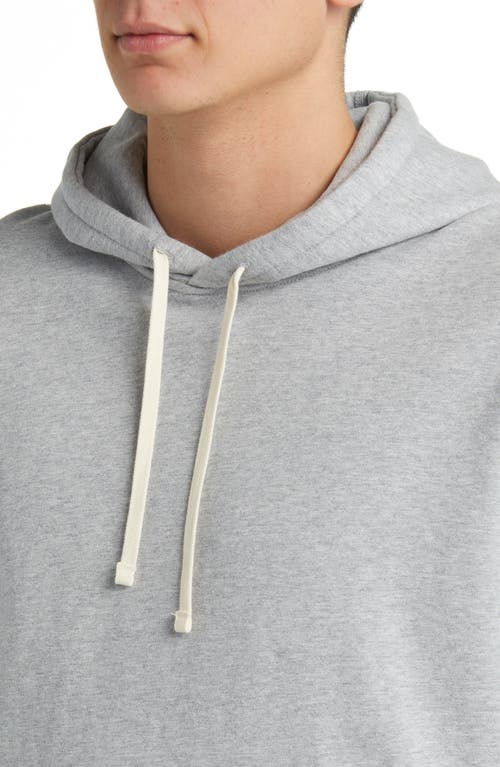 Reigning Champ Classic Fit Handcrafted Midweight Terry Hoodie In Gray