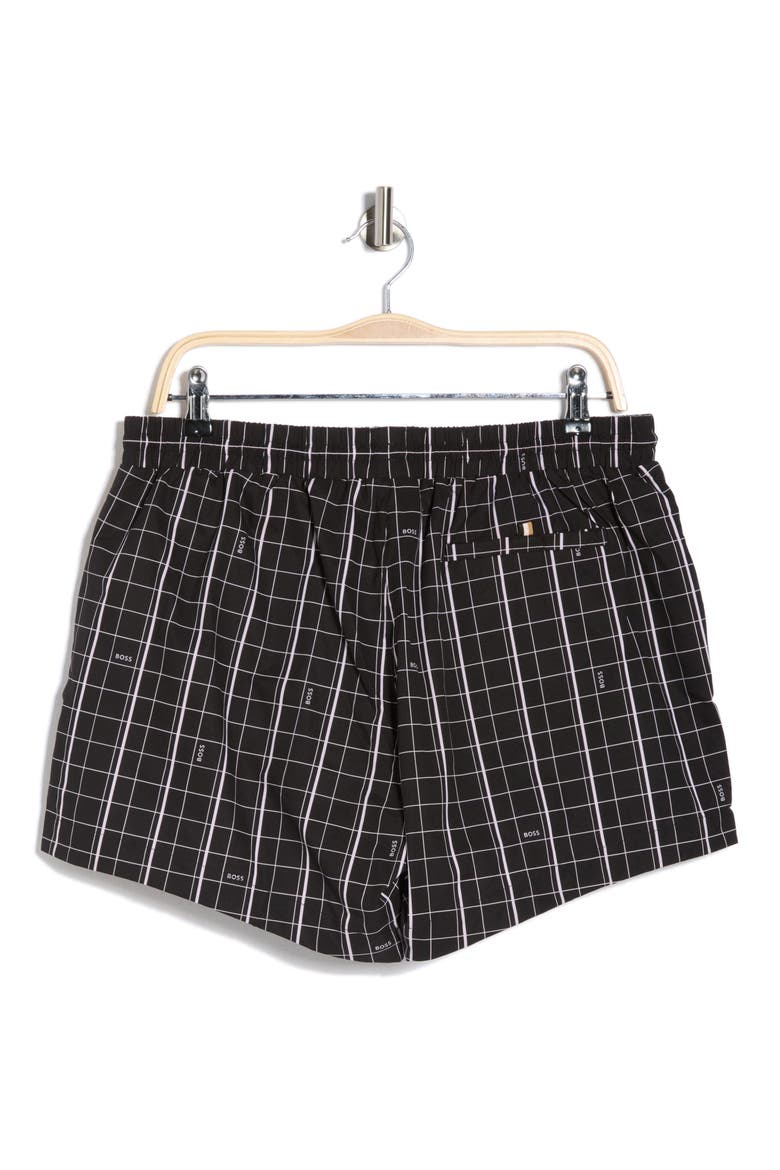 Match Swim Shorts, Alternate, color, BLACK