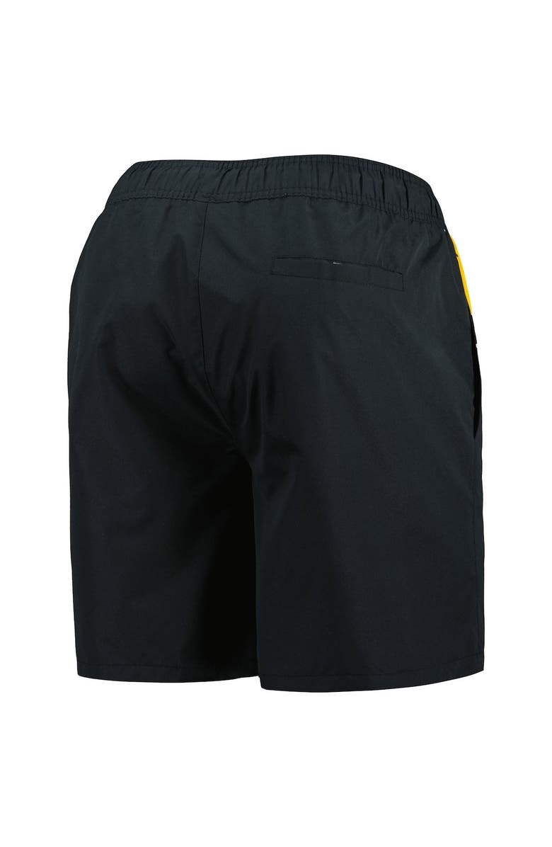 STARTER Men's Starter Black Pittsburgh Penguins Freestyle Volley Swim Shorts, Alternate, color, Black
