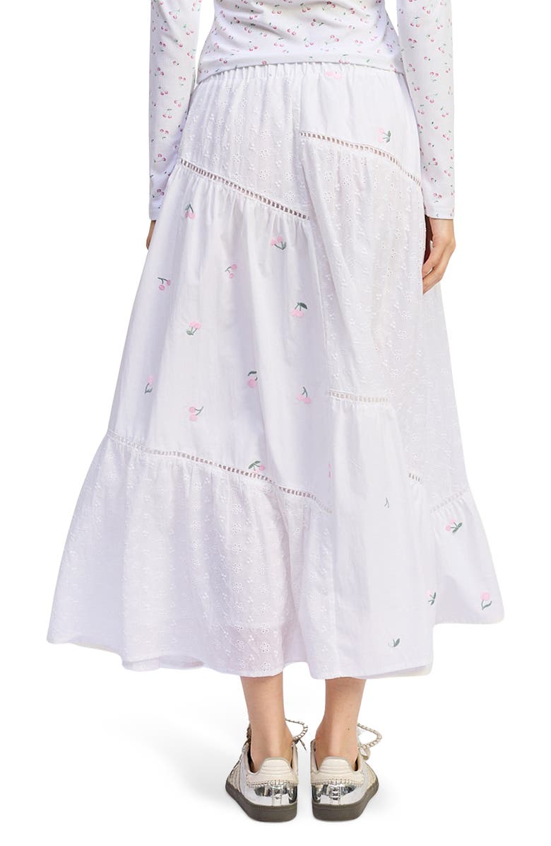 JACQUIE THE LABEL Cherie Poplin Midi Skirt, Alternate, color, 