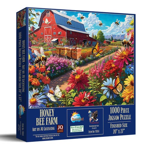Honey Bee Farm 1000 piece Jigsaw Puzzle for Adults