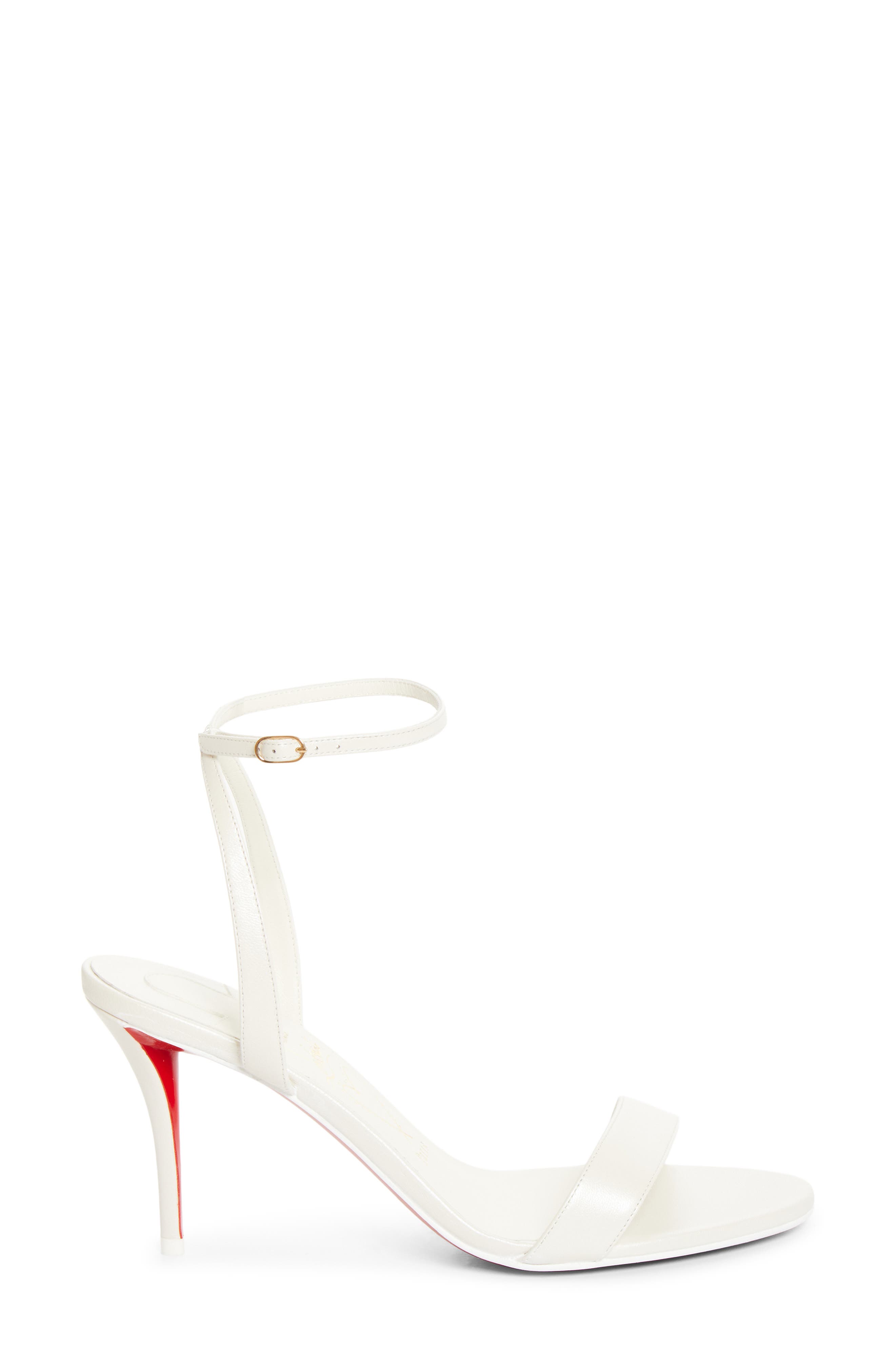 Miss Z Ankle Strap Sandal, Alternate, color, BIANCO/ SNOW