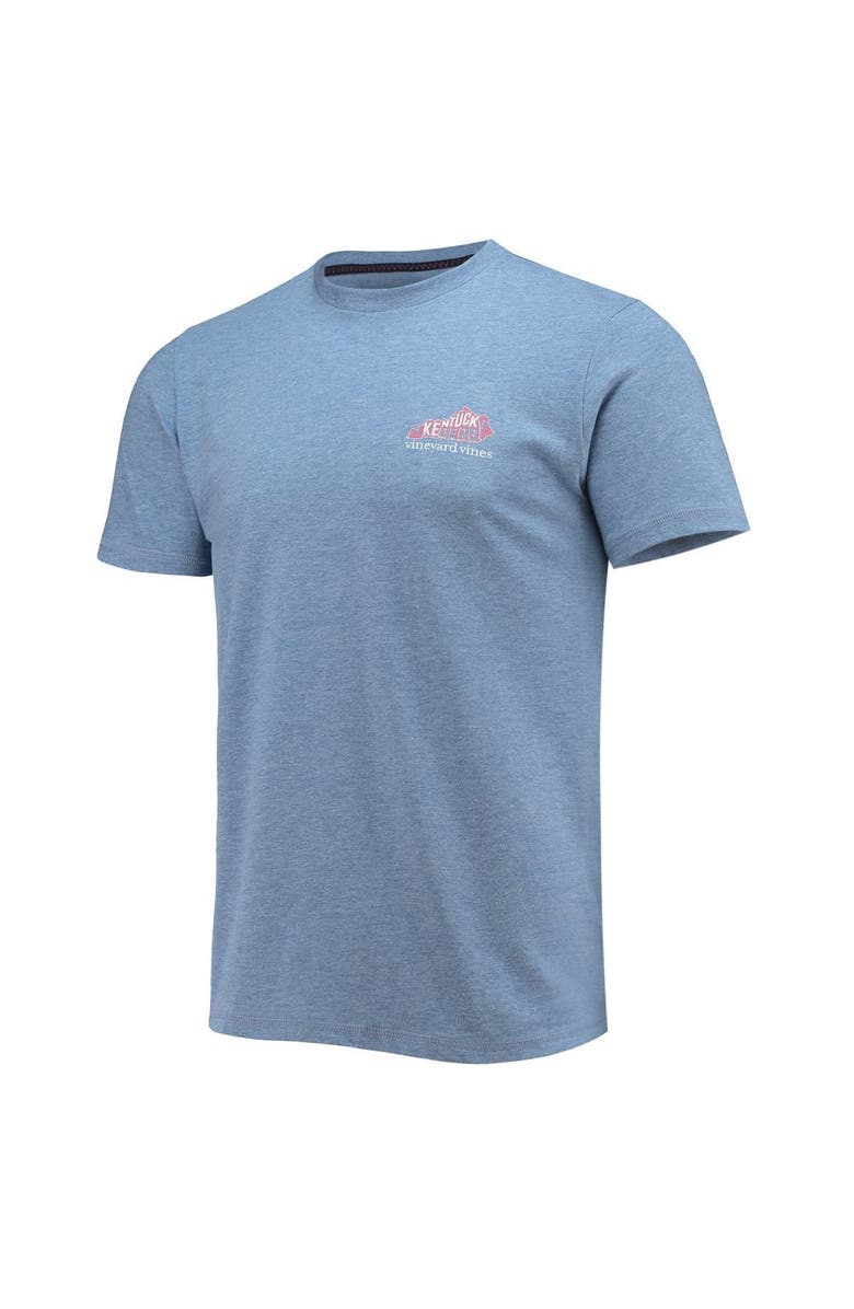 vineyard vines Men's Vineyard Vines Heathered Navy Kentucky Derby Fill Dunes T-Shirt, Alternate, color,