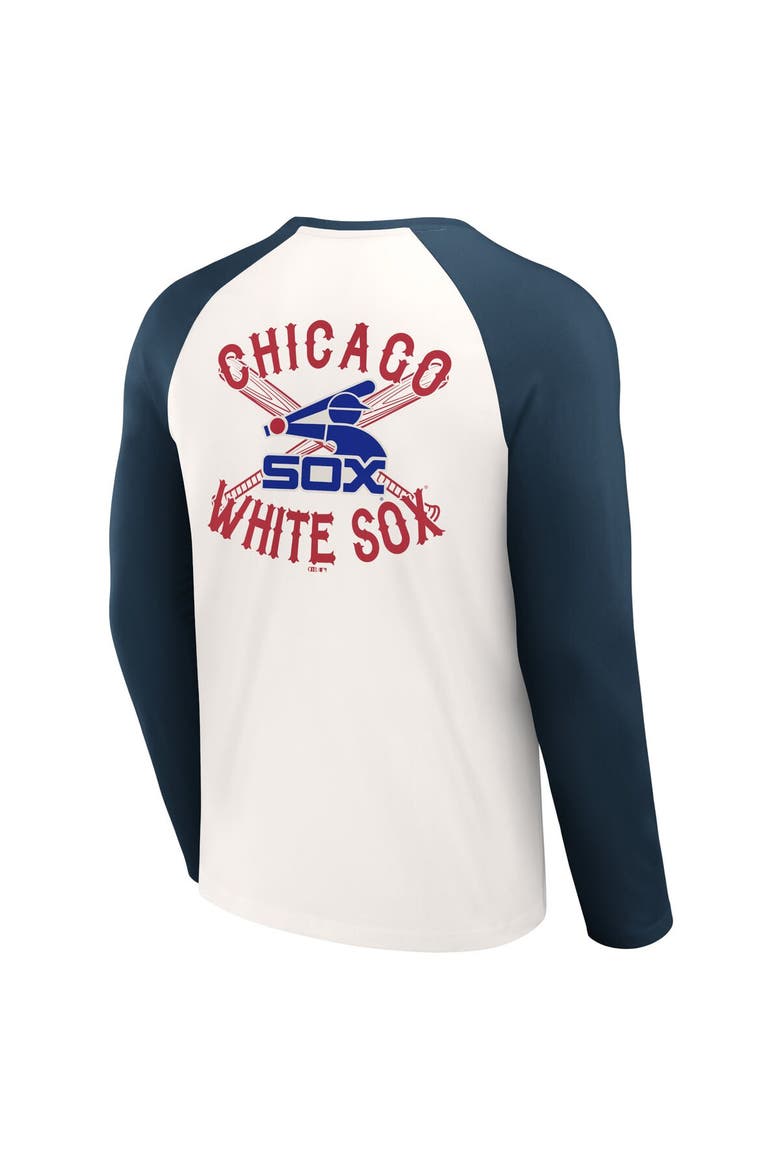 Men's Darius Rucker Collection by Fanatics  White/Navy Chicago White Sox Team Color Raglan T-Shirt, Alternate, color, White