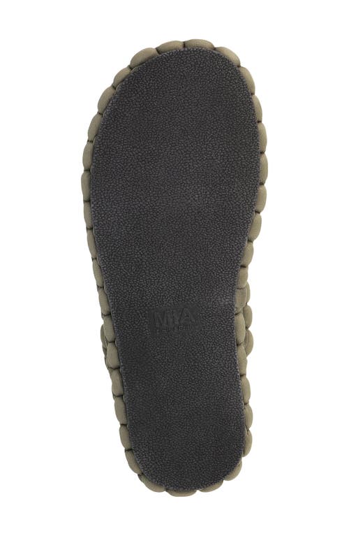 Mia Limited Edition Monako Woven Flip Flop In Khaki