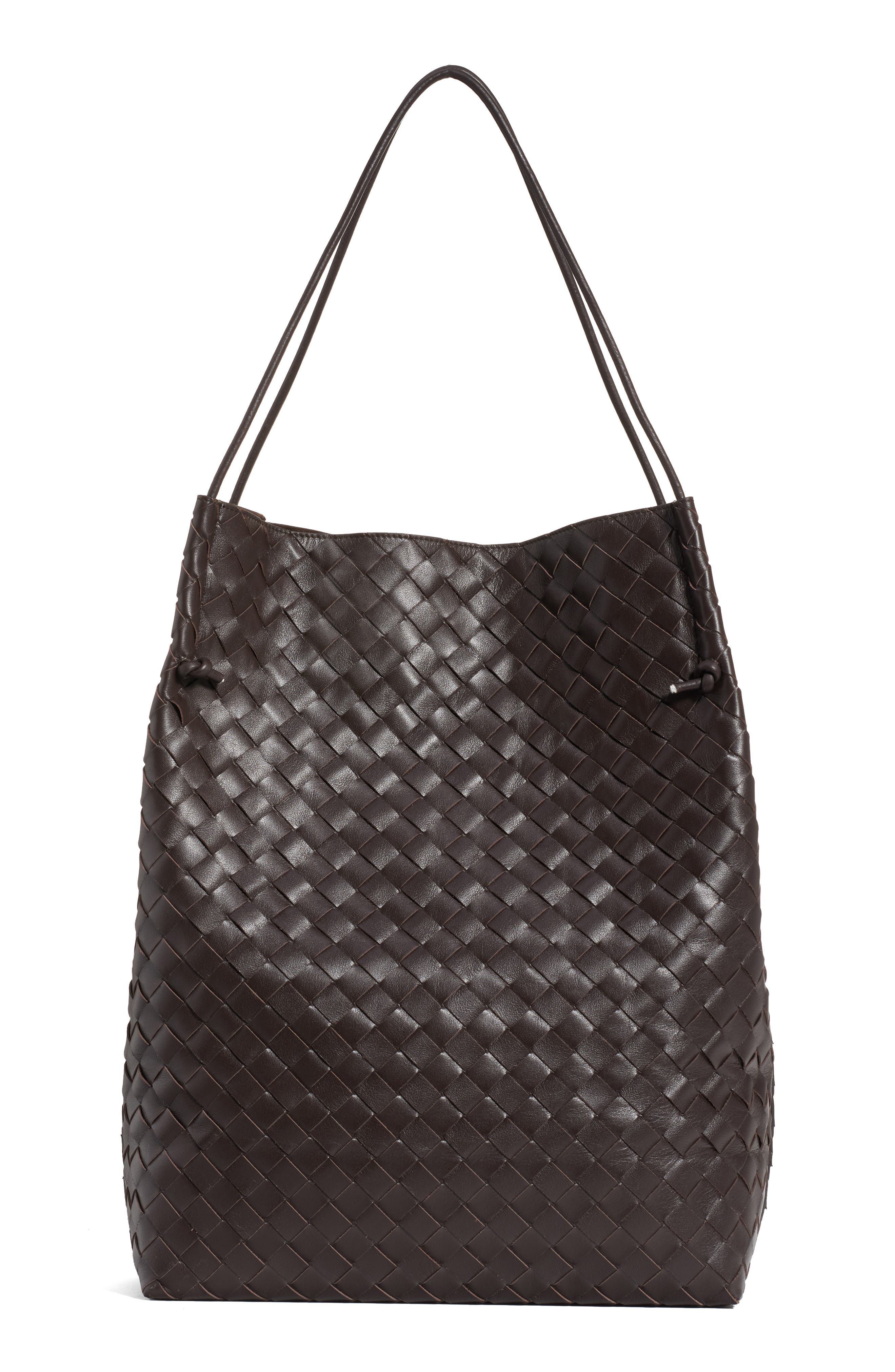 Bottega Veneta Intrecciato North/South Leather Tote, Alternate, color, 