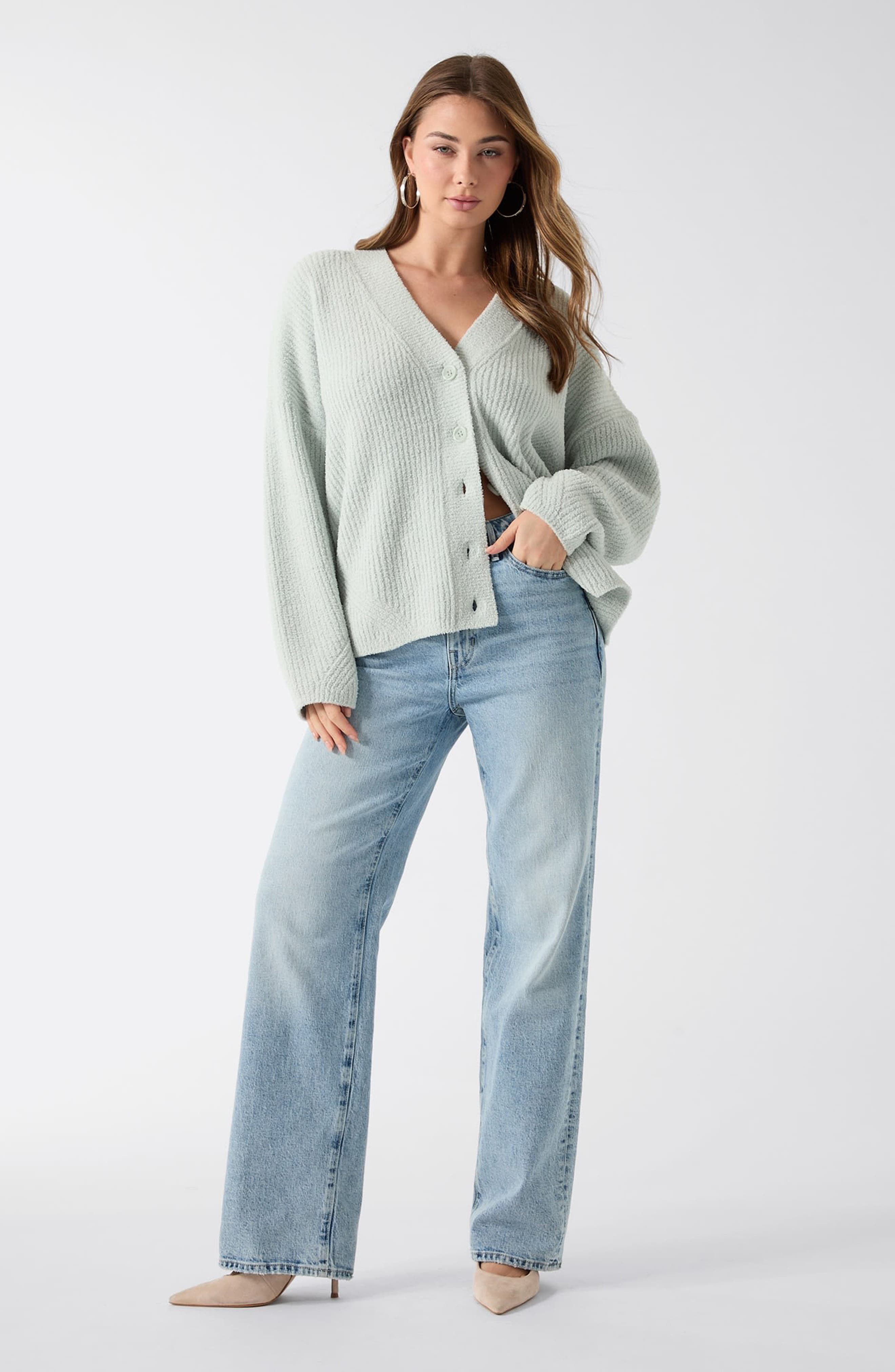 Lana Oversize Rib Cardigan - image 4