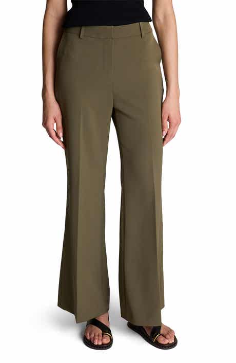 Mid Rise Flare Pants