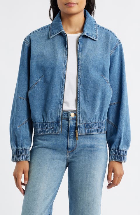 Zip Denim Jacket