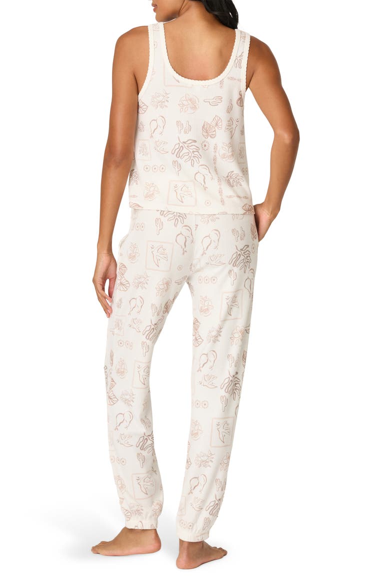 Palms Away Pajamas, Alternate, color, IVORY