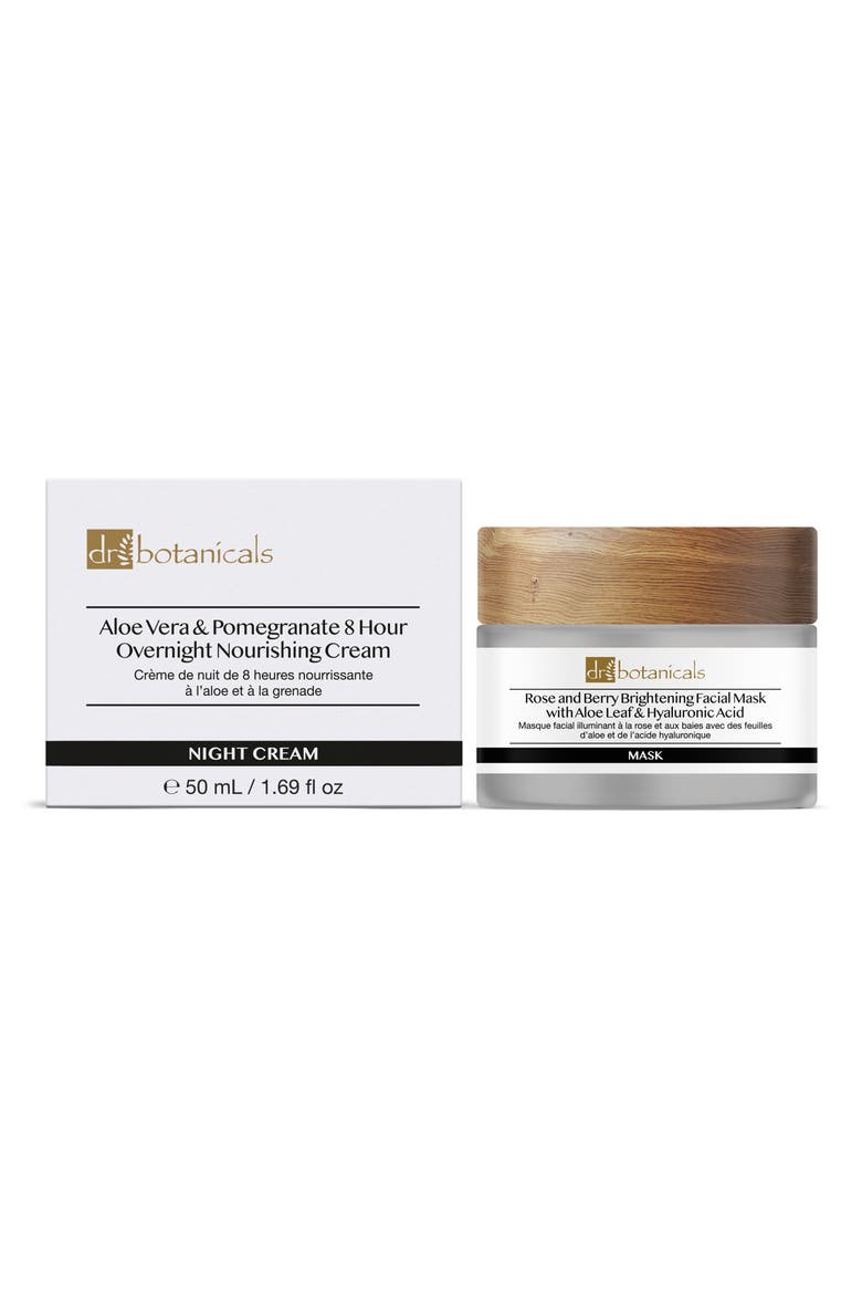 Aloe Vera & Pomegranate 8 Hour Overnight Nourishing Cream - 50ml, Main, color, NO COLOR
