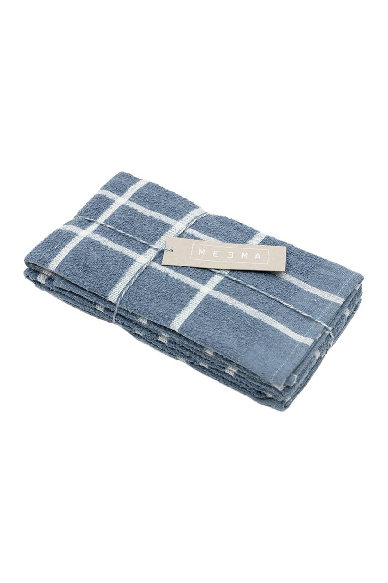 Terry Kitchen Towels - Set of 2, Alternate, color, Blue
