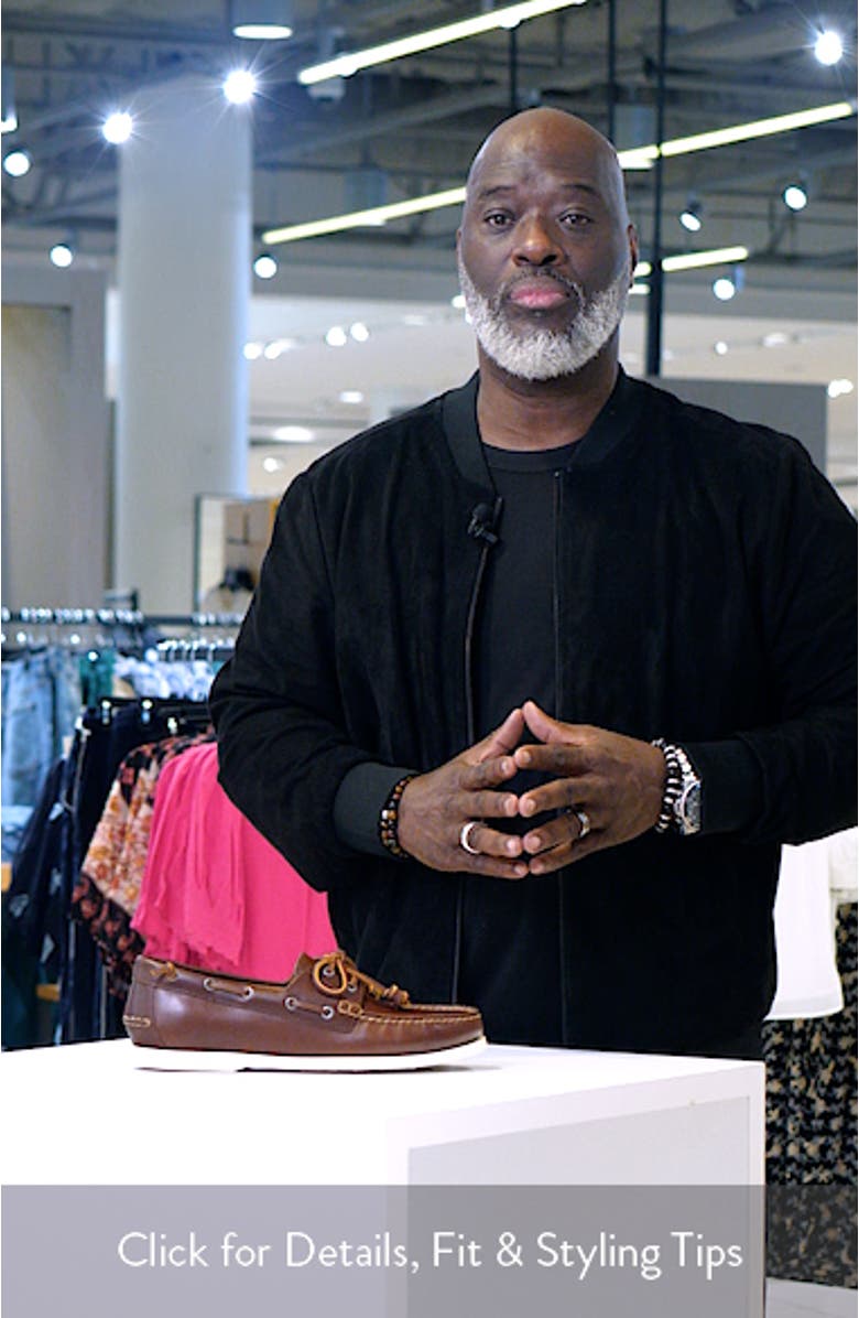 Merton Leather Boat Shoe, sales video thumbnail