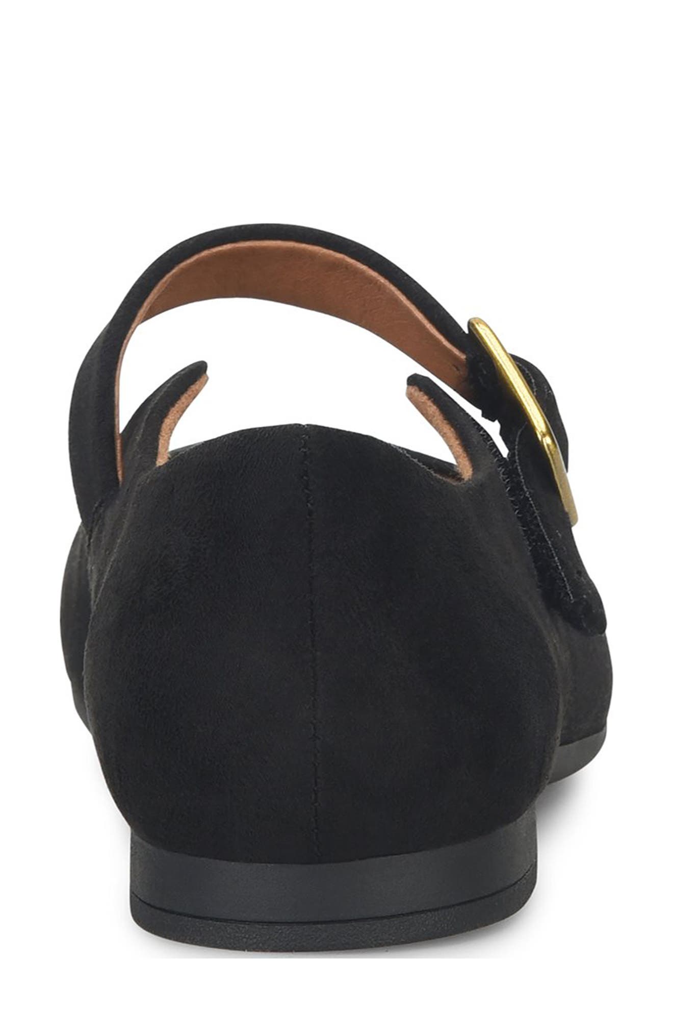 EUROSOFT Kendal Mary Jane Flat, Alternate, color, Black Suede