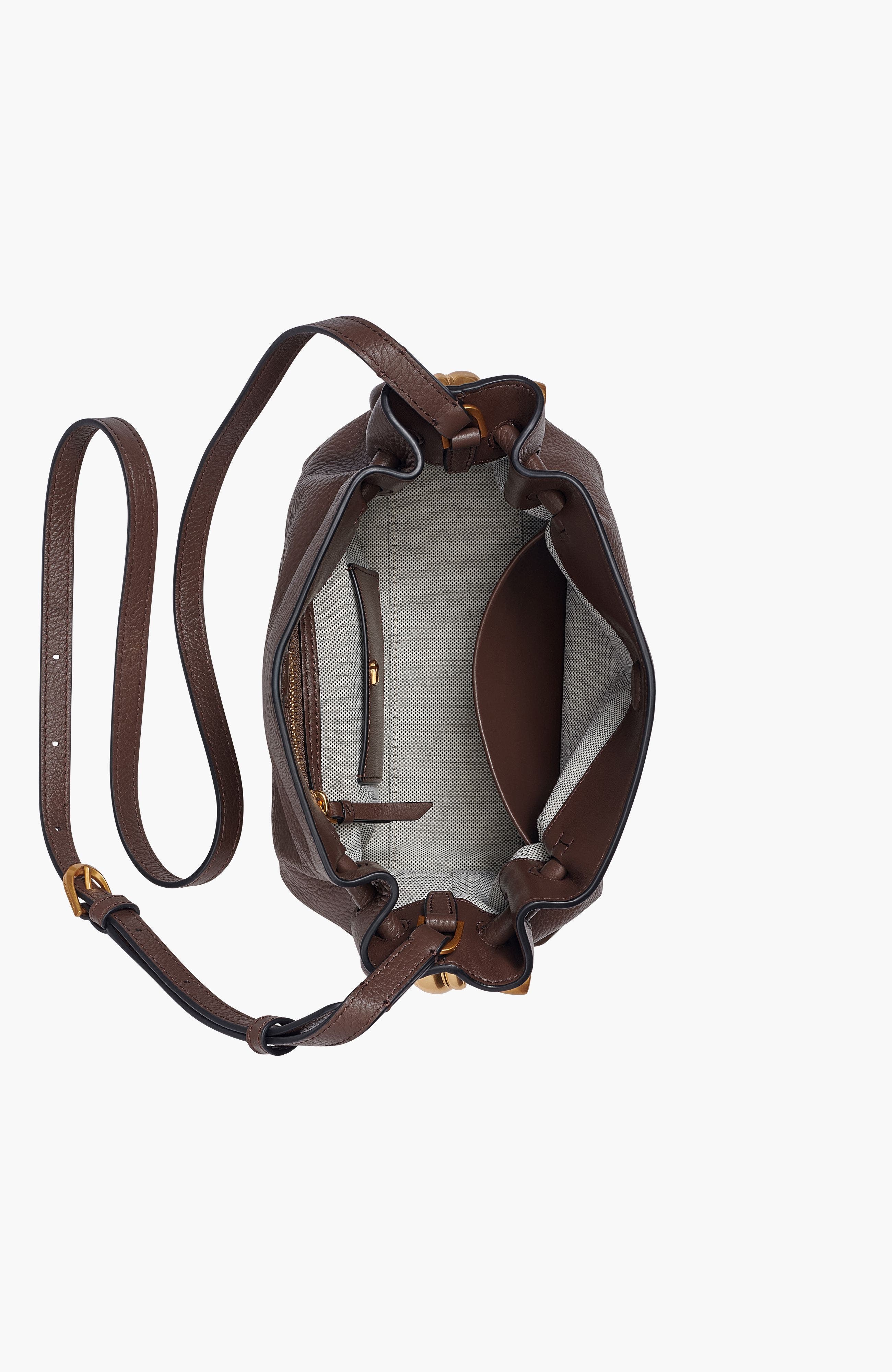 Cashmere Crossbody Bag, Alternate, color, UMBER
