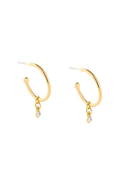Gem Hoop Earrings