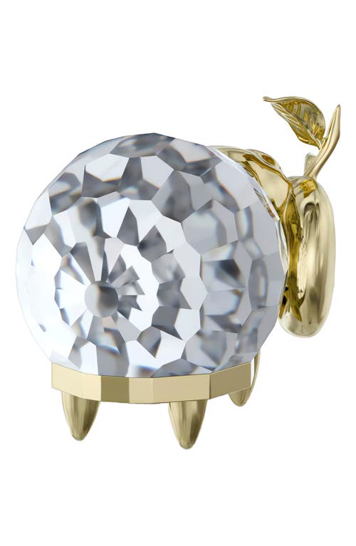 Swarovski Zodiac Aries Crystal Figurine In Gold Tone-aries