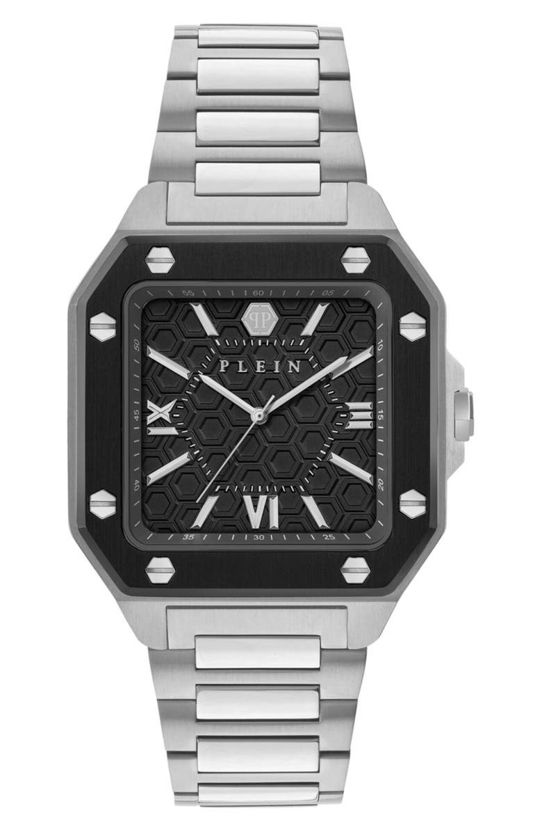 PHILIPP PLEIN Edge Bracelet Watch, 42mm, Main, color, Stainless Steel