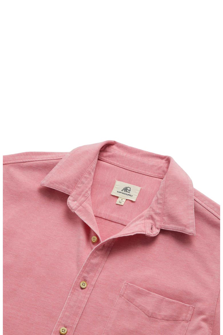 Tony Burnout Knit Shirt, Alternate, color, Brandied Apricot