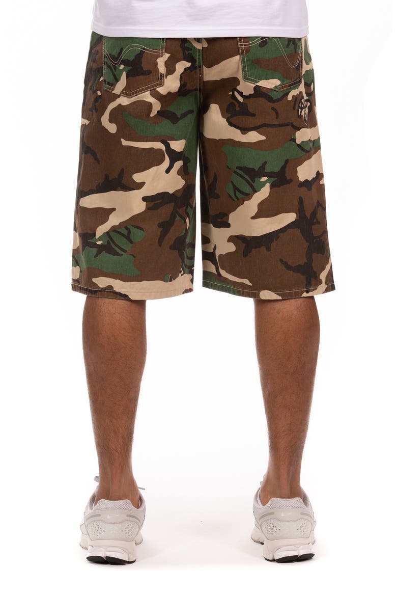 Icee Camo Twill Shorts, Alternate, color, CAMO