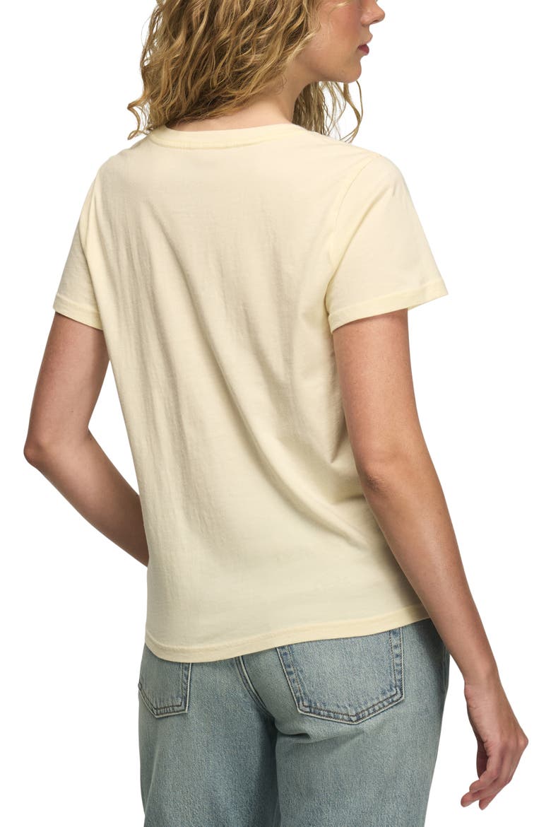 Coca Cola Lace Logo Graphic Cotton T-Shirt, Alternate, color, CANOLI CREAM