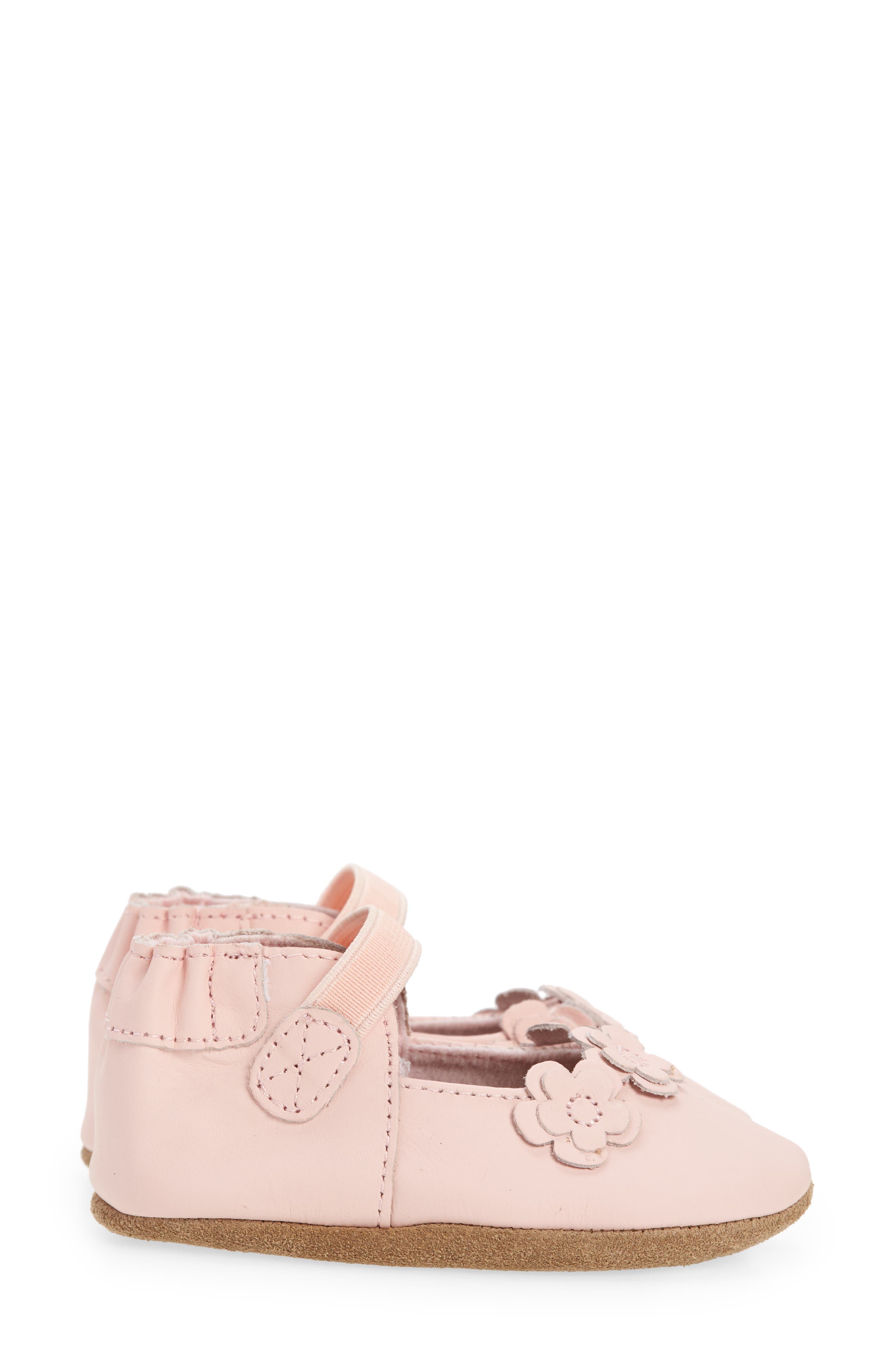 Robeez<sup>®</sup> Brianna Crib Shoe, Alternate, color, Light Pink
