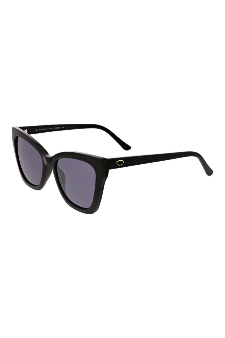 Butterfly Cat Eye Sunglasses, Alternate, color, BLACK