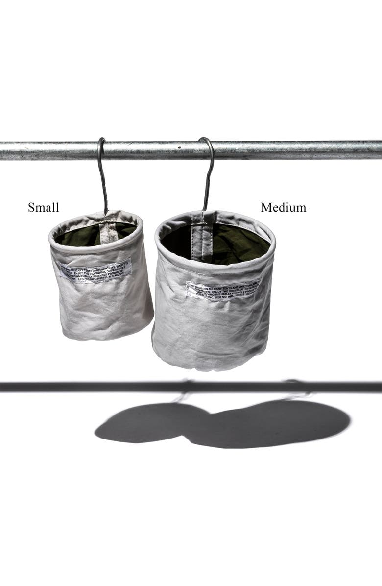 PUEBCO Vintage Material Hook Basket, Alternate, color, White