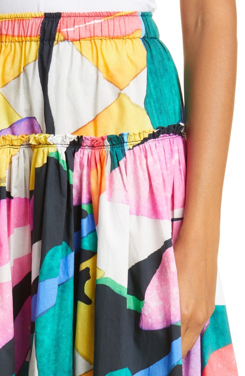 Mara Hoffman Alejandra Organic Cotton Maxi Skirt, Alternate, color, 