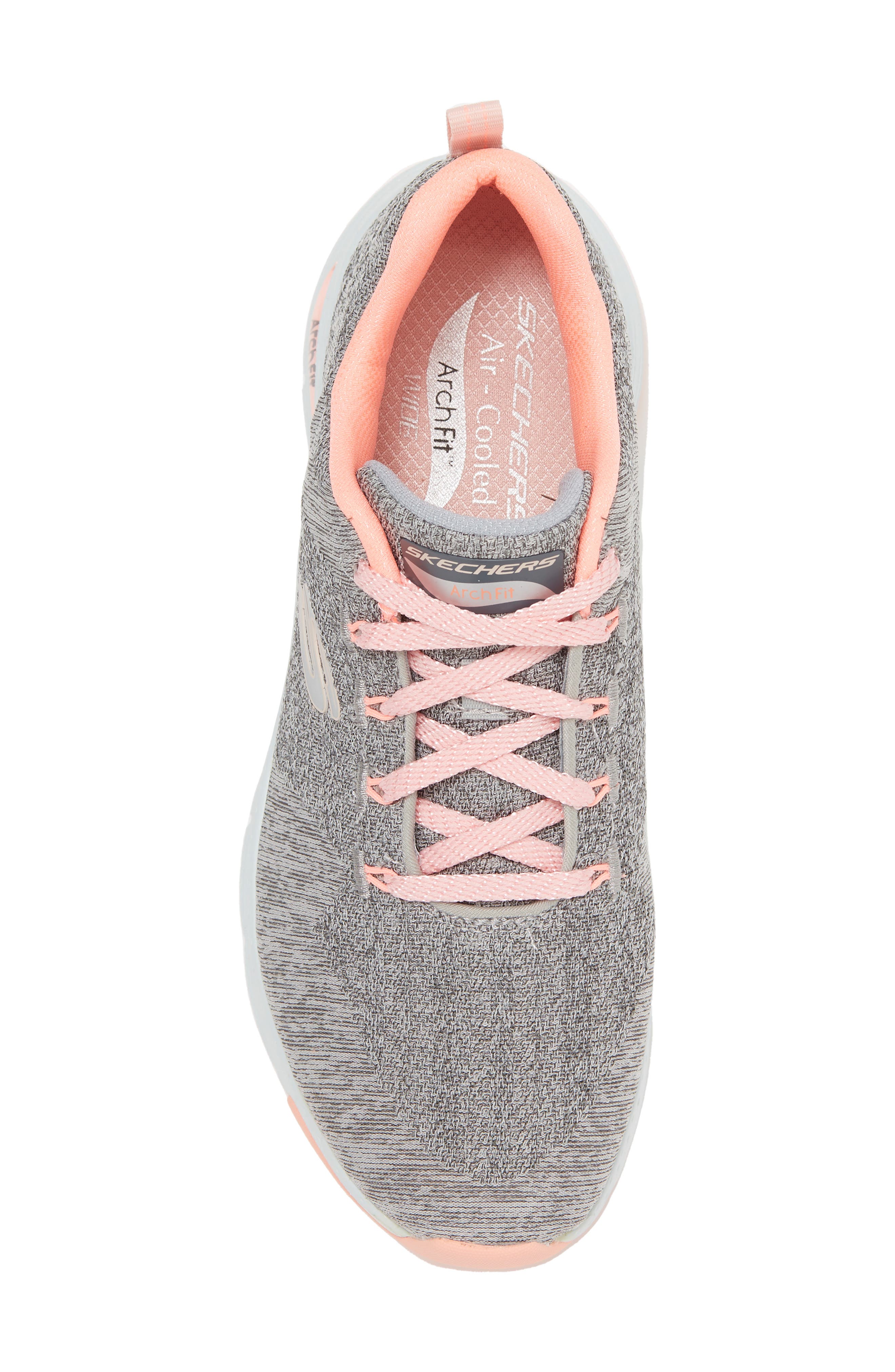 SKECHERS Arch Fit Comfy Wave Sneaker, Alternate, color, 