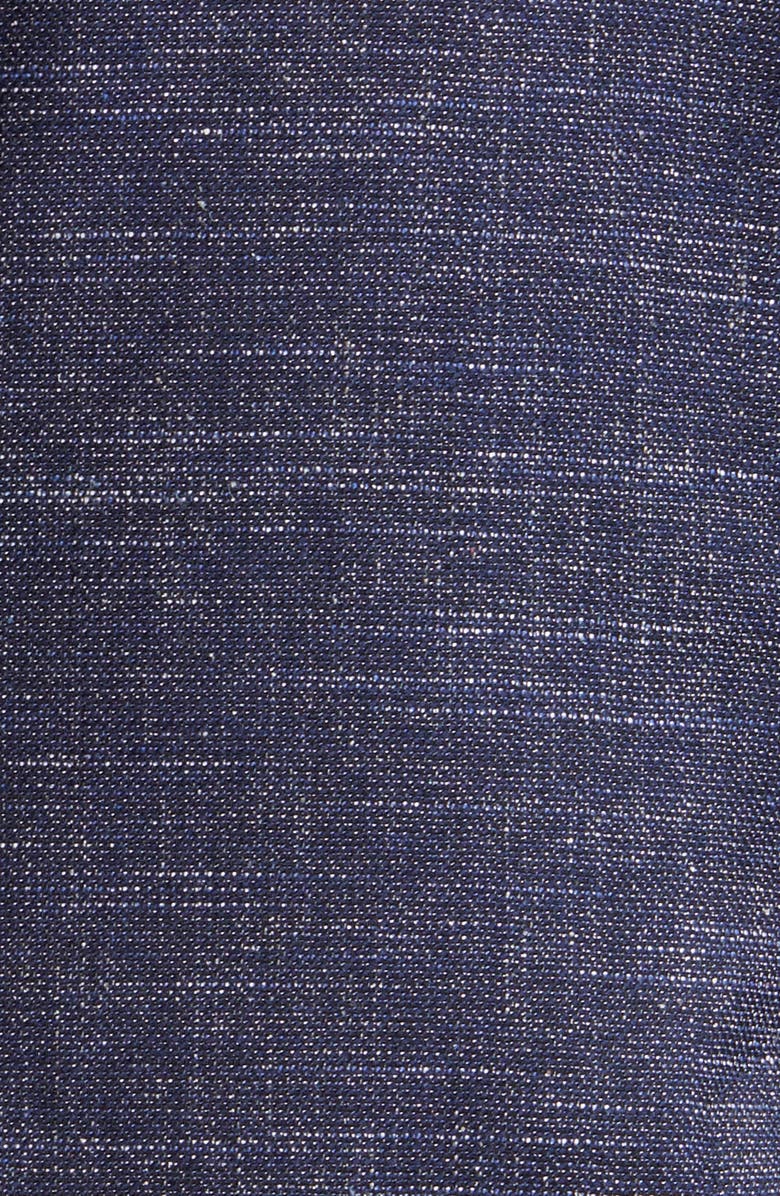 BOSS Hutson Slim Fit Navy Slub Wool Blend Sport Coat, Alternate, color, Dk Bu