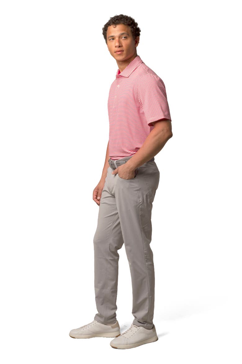 Fairway Polo, Alternate, color, Core Red/White