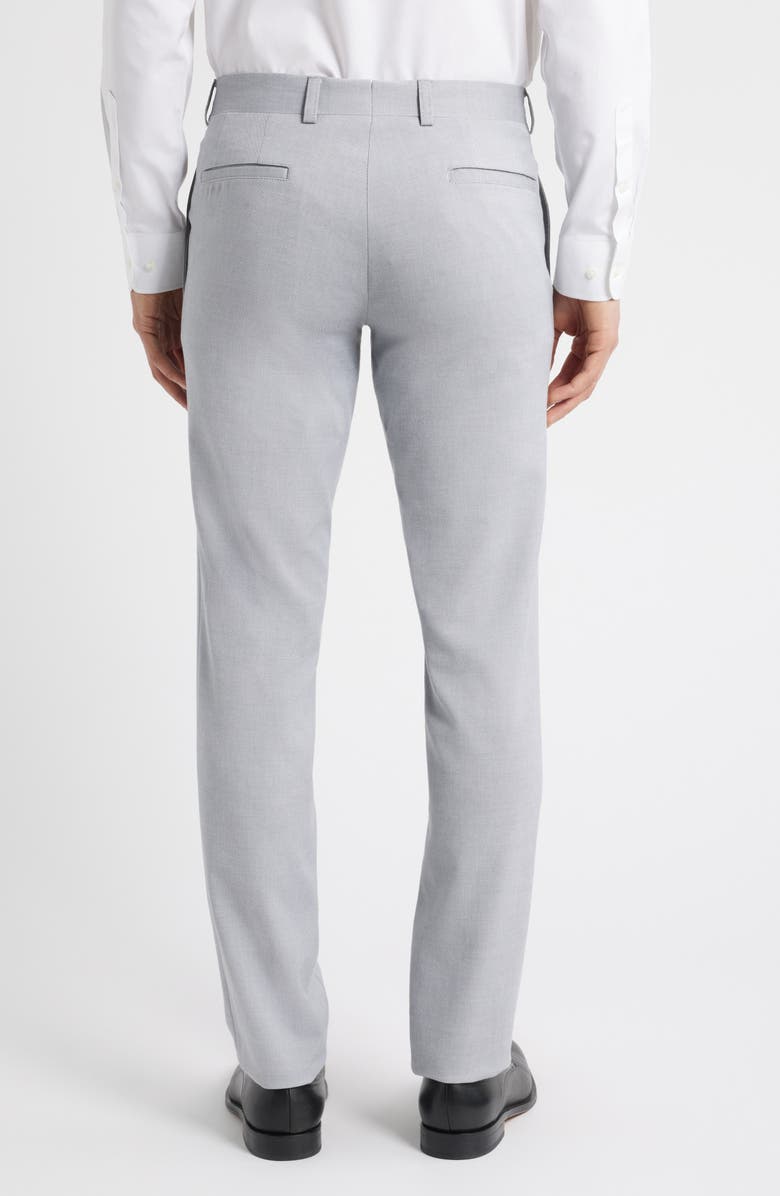 Jack Victor Palmer Stretch Cotton & Wool Pants, Alternate, color, Light Grey