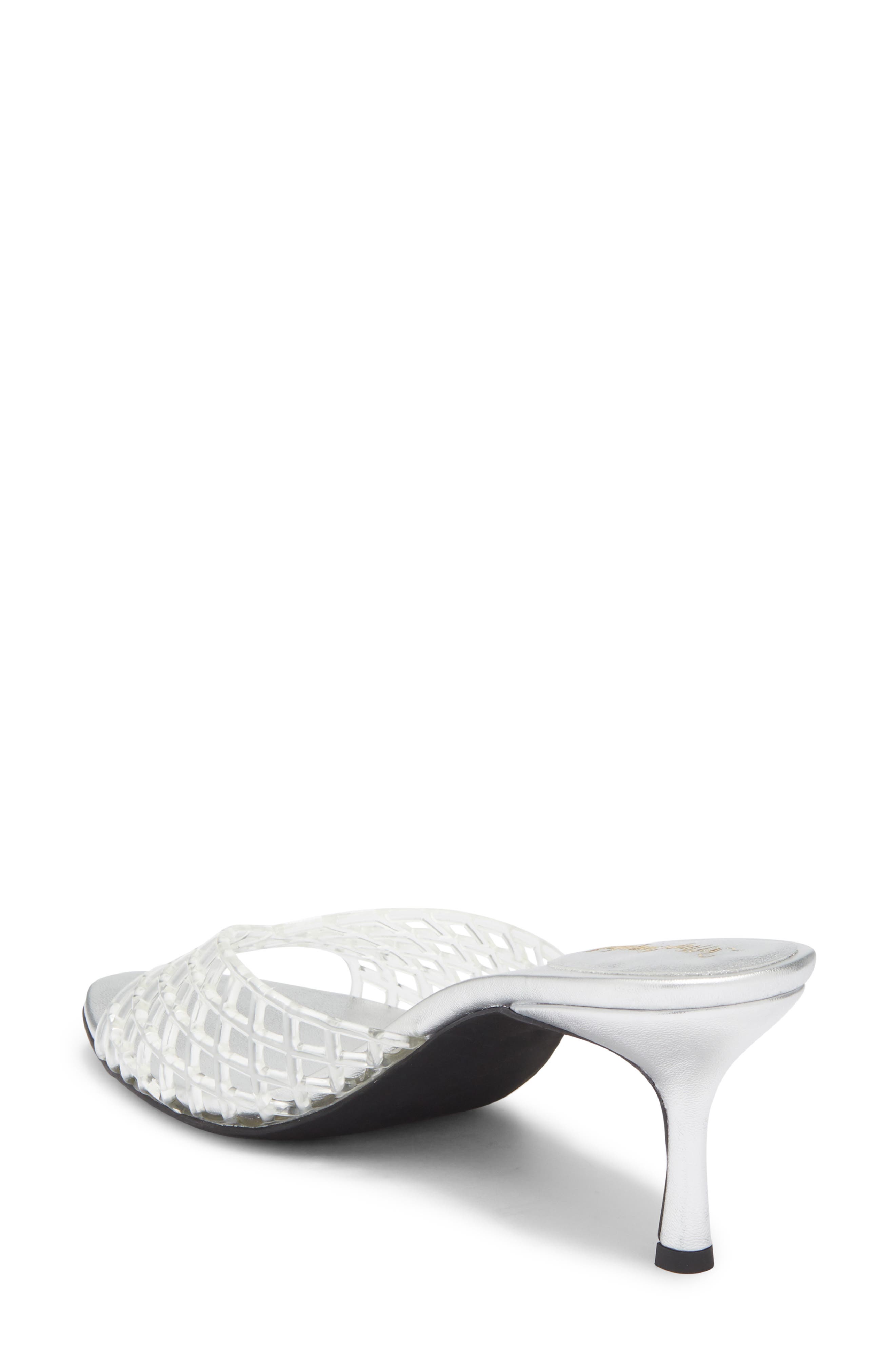 Seablue Jelly Slide Sandal, Alternate, color, CLR SLVR