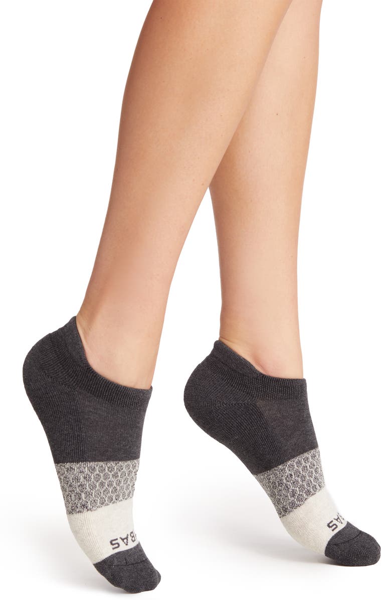 Bombas Tri Block Marl Ankle Socks, Main, color,