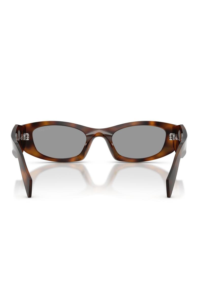 52mm Oval Sunglasses, Alternate, color, JUNIPER TORTOISE / GREY