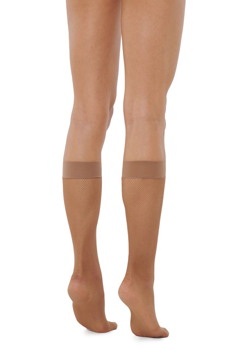 Twenties Knee High Socks, Alternate, color, HONEY