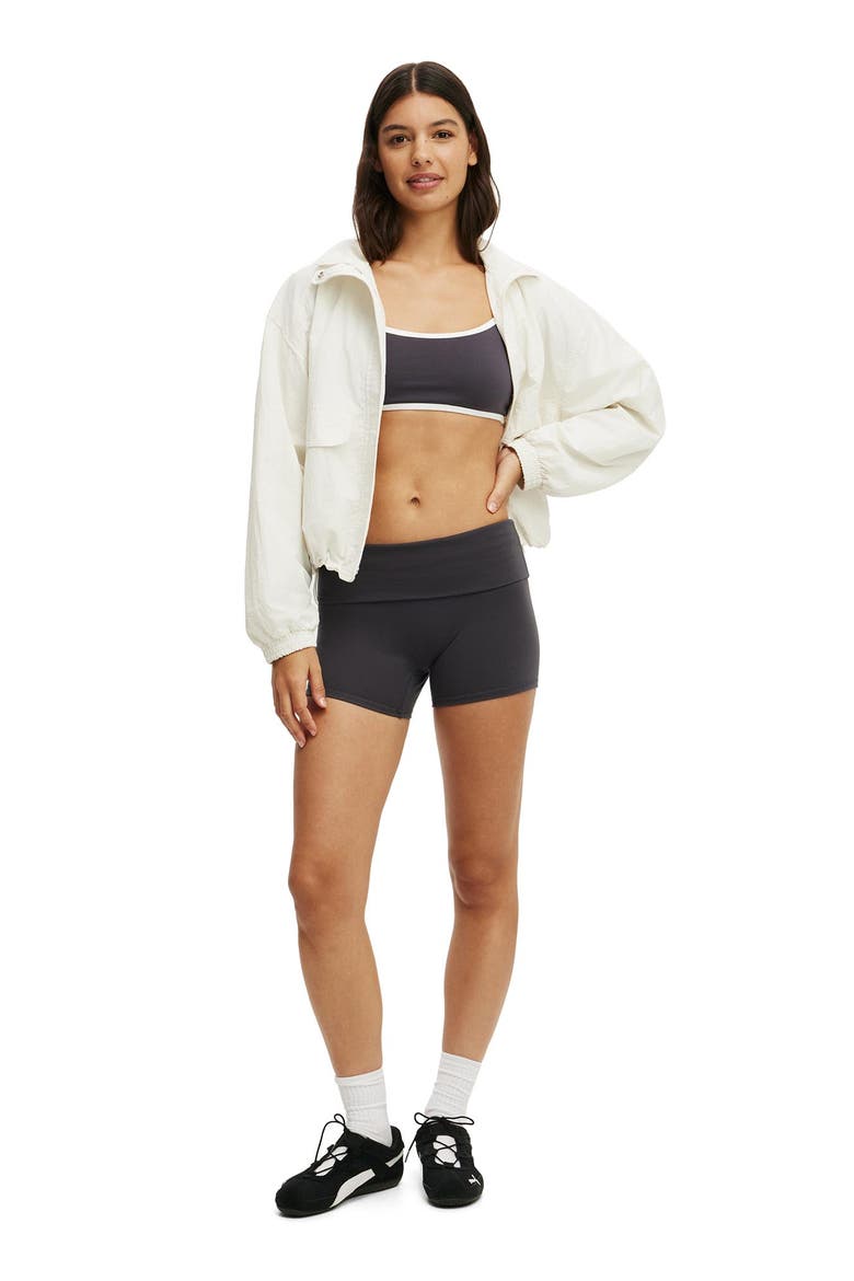 Women's Active Ultra Soft Roll Over Shortie Short, Alternate, color, Graphite