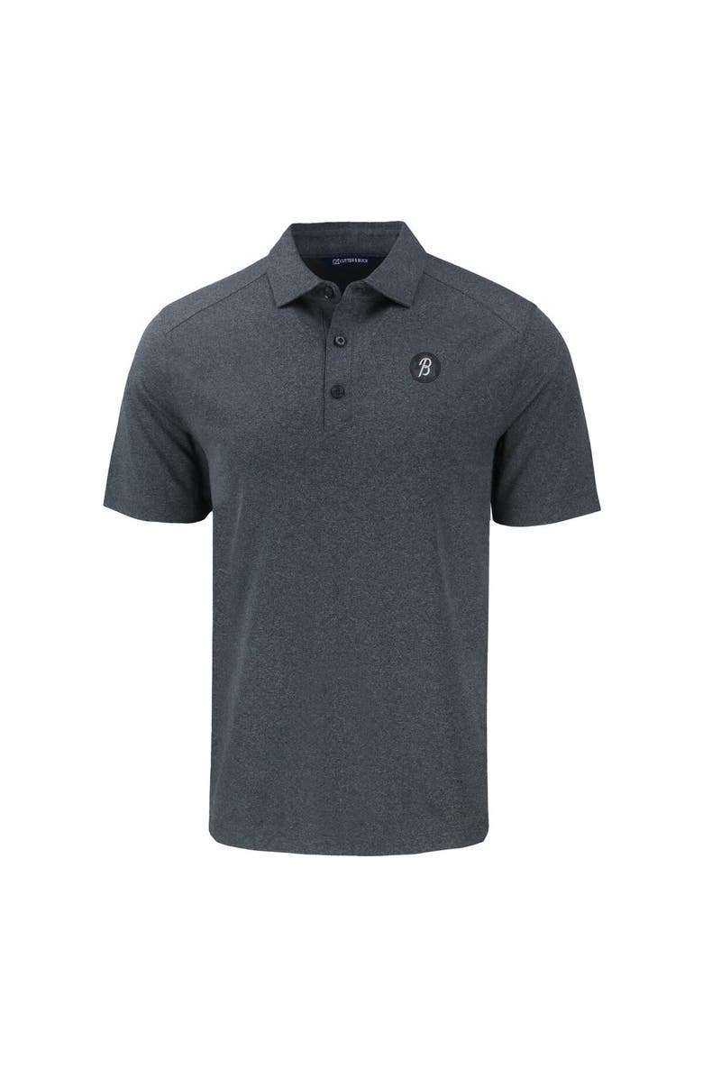Cutter & Buck Men's Cutter & Buck Heather Black Baltimore Orioles City Connect Big & Tall Forge Eco Stretch Recycled Polo, Alternate, color, 