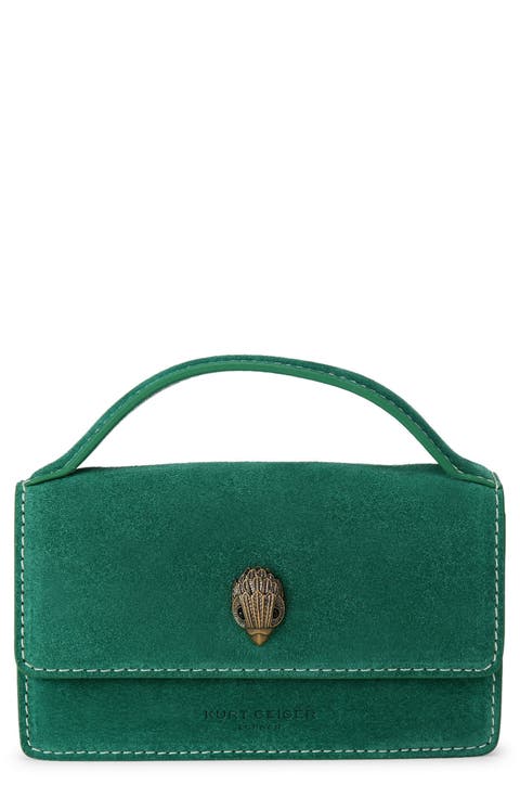 Extra Small Suede Top Handle Bag