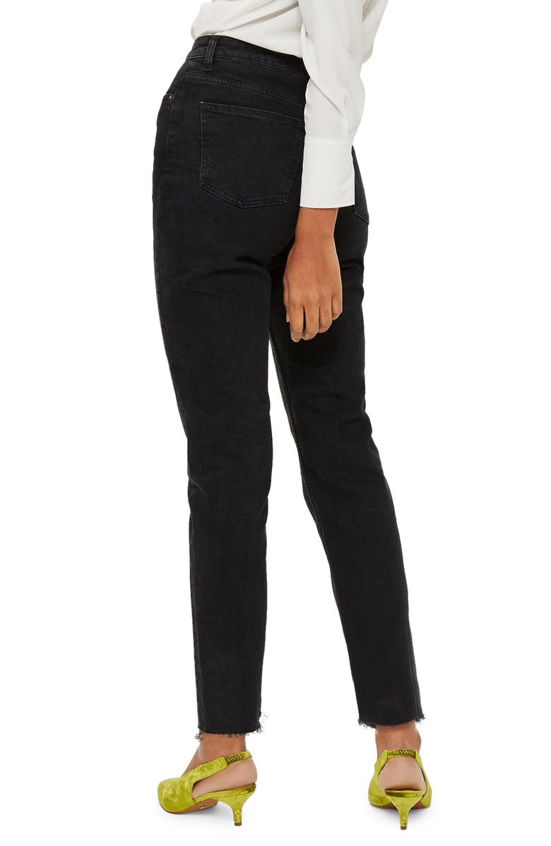 Topshop Straight Leg Jeans, Alternate, color, 