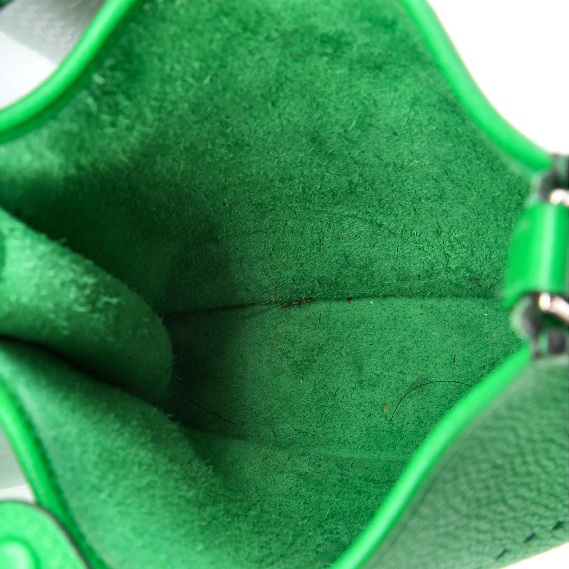 Pre-Owned Hermes Evelyne Bag Gen III Clemence TPM, Alternate, color, Green