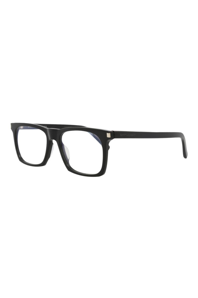54mm Rectangle Optical Frames, Alternate, color, BLACK BLACK TRANSPARENT