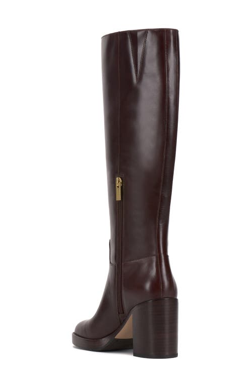 Vince Camuto Gibi Knee High Boot In Burgundy